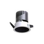 Indoor Recessed SpotLight 12W 3000K White LED Spotlight CRI95 Ra95, Triac Dimmable with Euchips Driver, 24°/36°/60° Adjustable Beam Angle, 120V