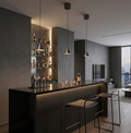 Minimalist Conical Metal Pendant Light Adjustable Hanging Lamp Modern Pendant Lighting for Kitchen Island Bar Counter Bedroom Bedside