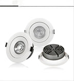 7W DALI Dimmable Full Spectrum LED Recessed Downlight, 2700K-6000K Tunable Color, CRI98 High Ra, Cutout 75mm White Ceiling Spot Light With Driver