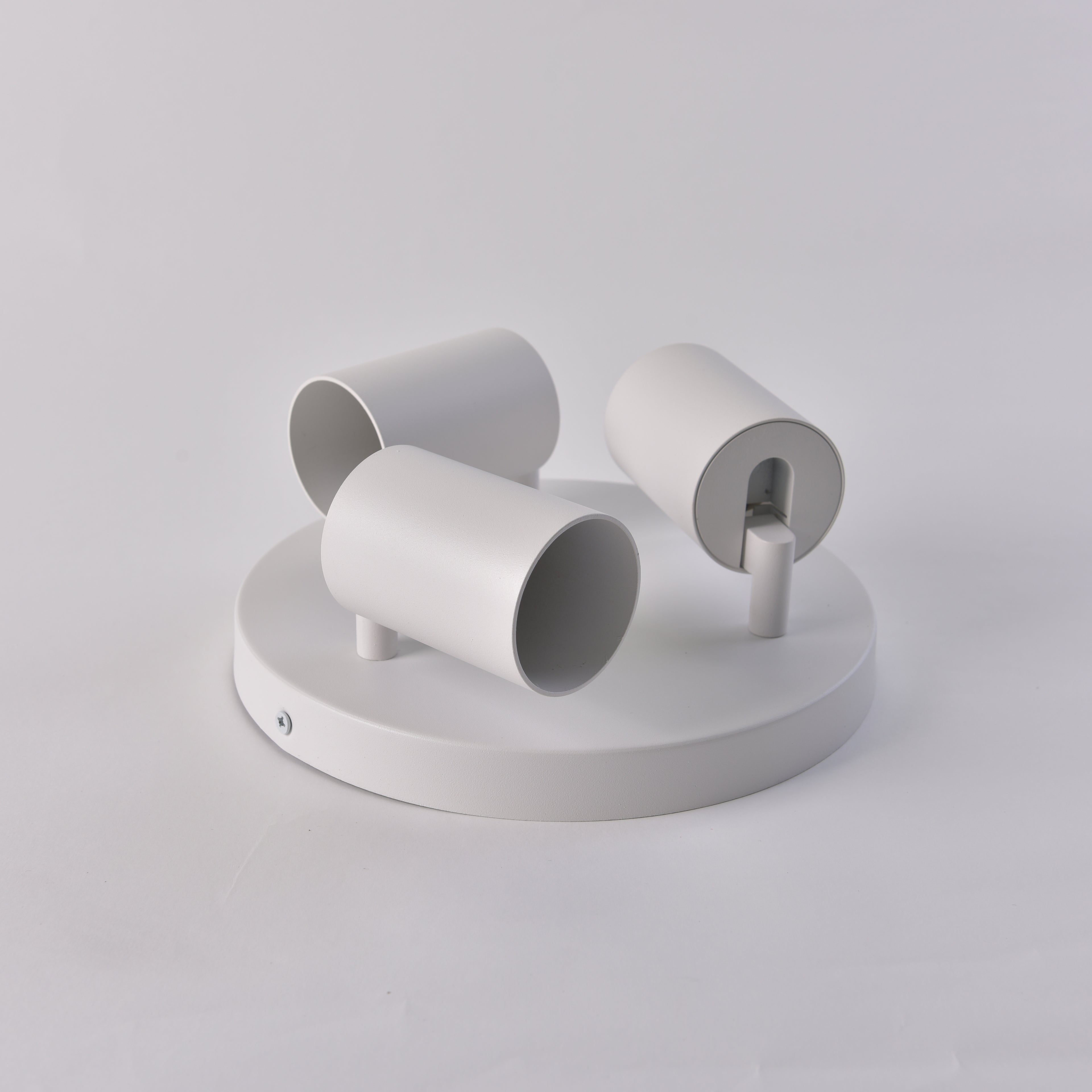 GU10 Spotlight Surface Mount Spotlight  Round  Base 3 Light Multi-Angle light