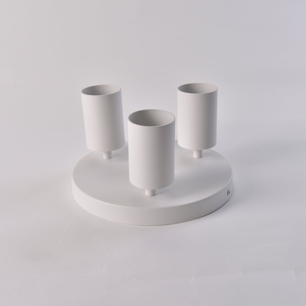 GU10 Spotlight Surface Mount Spotlight  Round  Base 3 Light Multi-Angle light