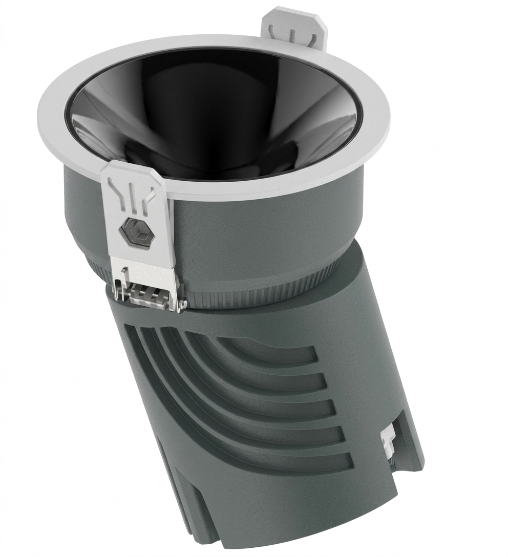 LED Recessed Downlight 24V Low Voltage 15W Osram Chip Die-Cast Aluminum IP44 Waterproof Ceiling Light