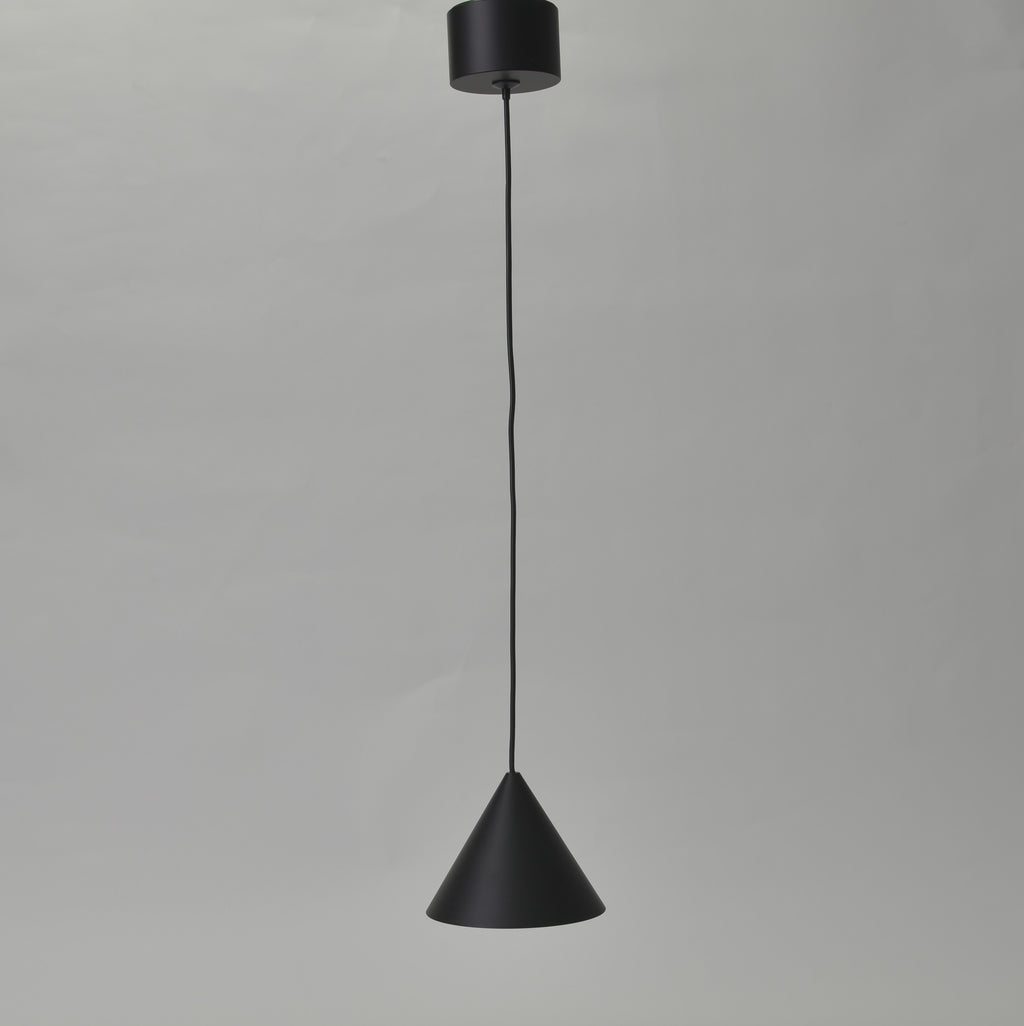 Minimalist Conical Metal Pendant Light Adjustable Hanging Lamp Modern Pendant Lighting for Kitchen Island Bar Counter Bedroom Bedside