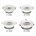 7W DALI Dimmable Full Spectrum LED Recessed Downlight, 2700K-6000K Tunable Color, CRI98 High Ra, Cutout 75mm White Ceiling Spot Light With Driver