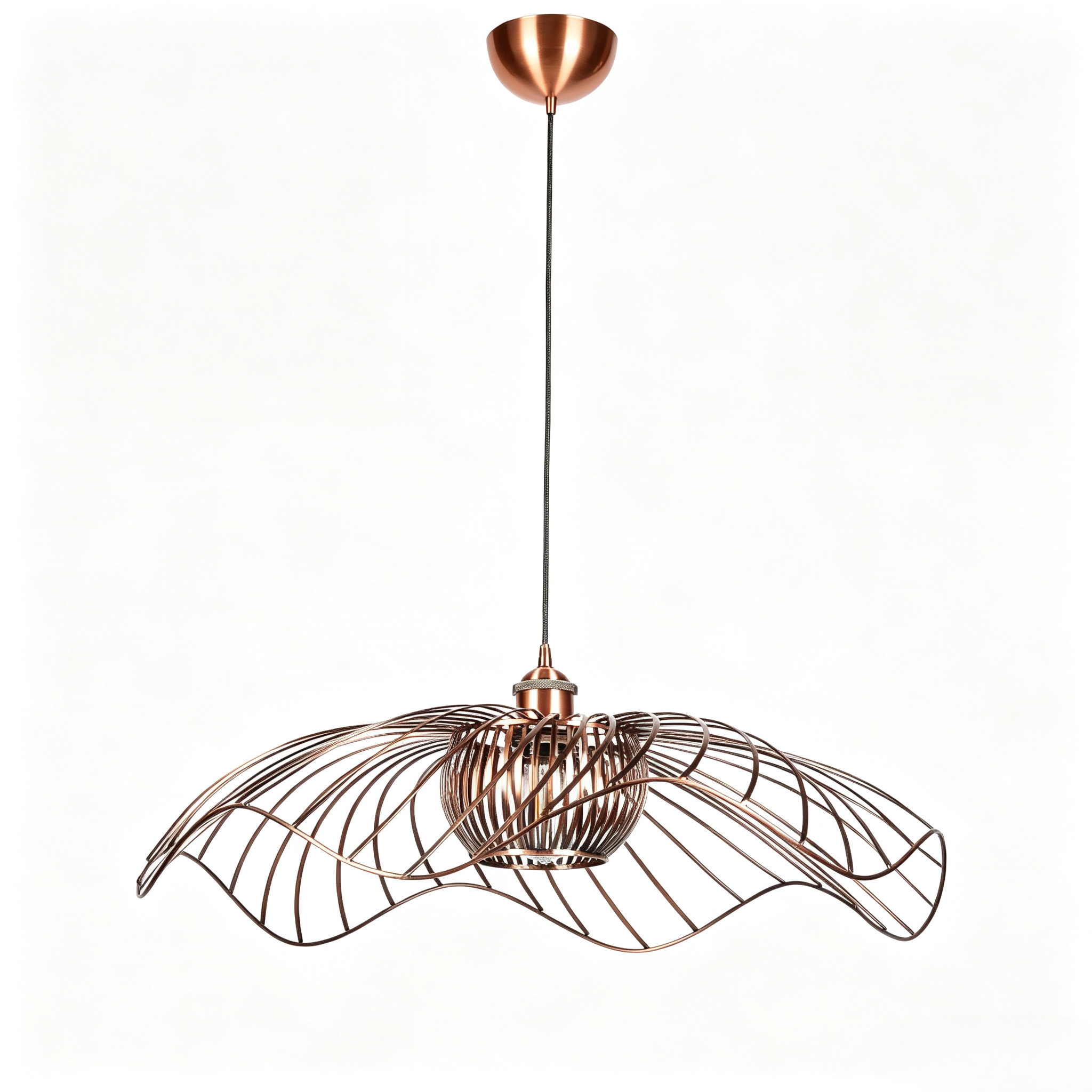 E27 Pendant  Light Modern Black Metal Hanging Lamp for Home Decor