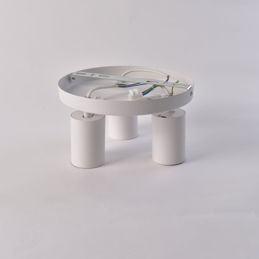 GU10 Spotlight Surface Mount Spotlight  Round  Base 3 Light Multi-Angle light