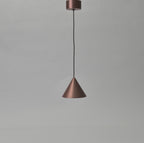 Minimalist Conical Metal Pendant Light Adjustable Hanging Lamp Modern Pendant Lighting for Kitchen Island Bar Counter Bedroom Bedside