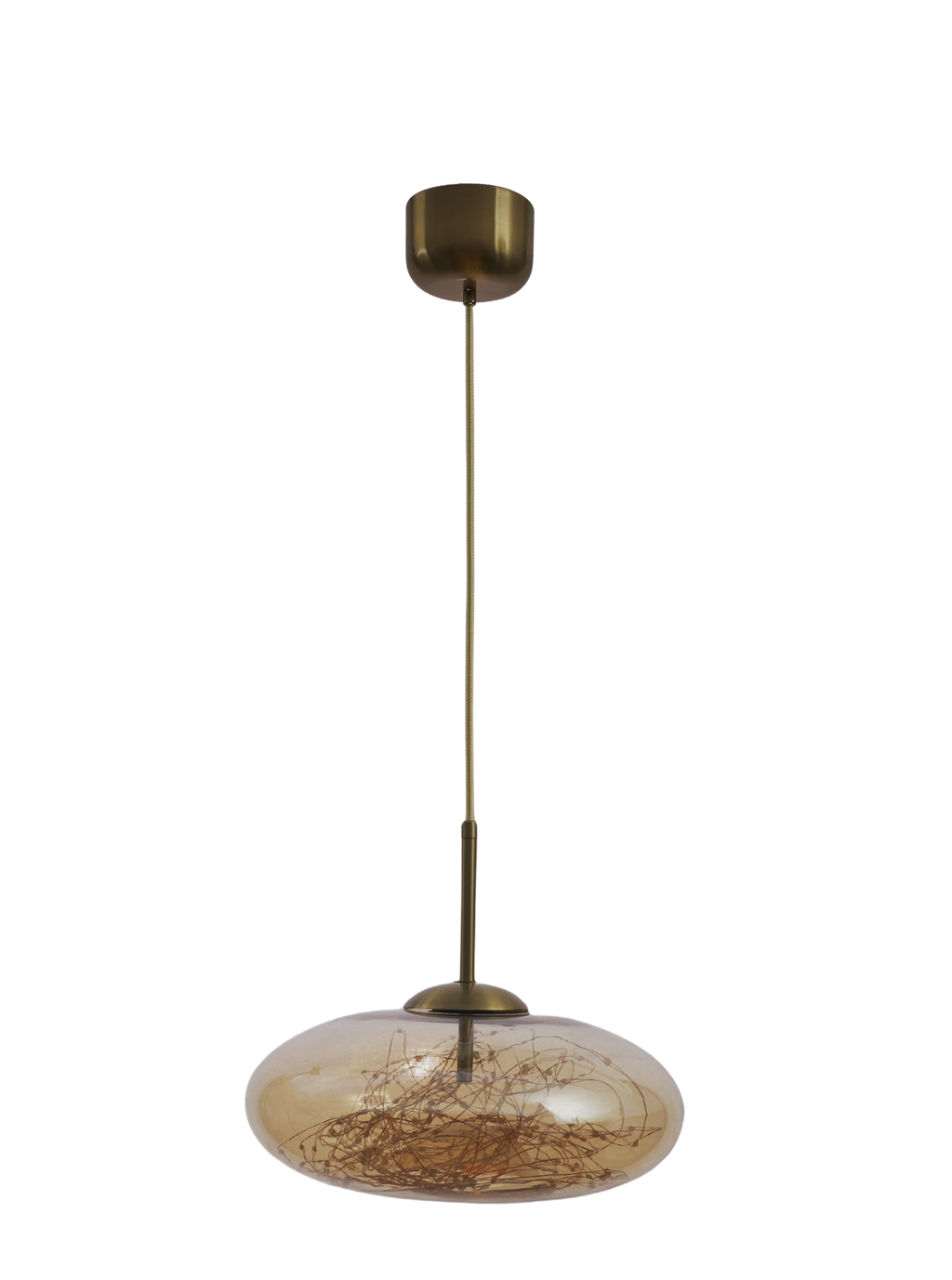 Modern Amber Glass LED Pendant Light   Ceiling Light Fixture for Kitchen Island Bedroom & Living Room  Coffee Shop