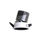 Indoor Recessed SpotLight 12W 3000K White LED Spotlight CRI95 Ra95, Triac Dimmable with Euchips Driver, 24°/36°/60° Adjustable Beam Angle, 120V