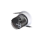 Indoor Recessed SpotLight 12W 3000K White LED Spotlight CRI95 Ra95, Triac Dimmable with Euchips Driver, 24°/36°/60° Adjustable Beam Angle, 120V