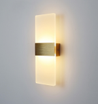 Modern LED  Wall Sconce Indoor Bedroom Wall Lamp Aluminum Light Acrylic Lamp