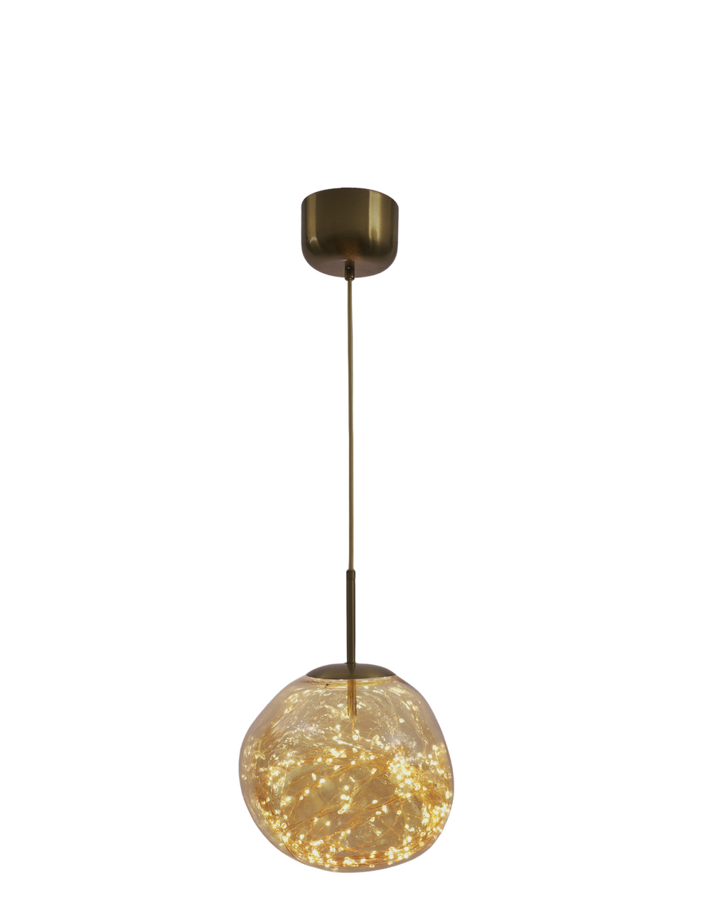 Irregular Pendant Light Glass Hanging Light for Decorating