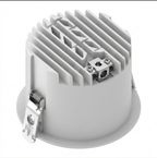 Recessed Downlight 12W  LED Downlight  4000K Neutral White 75mm Cutout Waterproof White/Black Housing