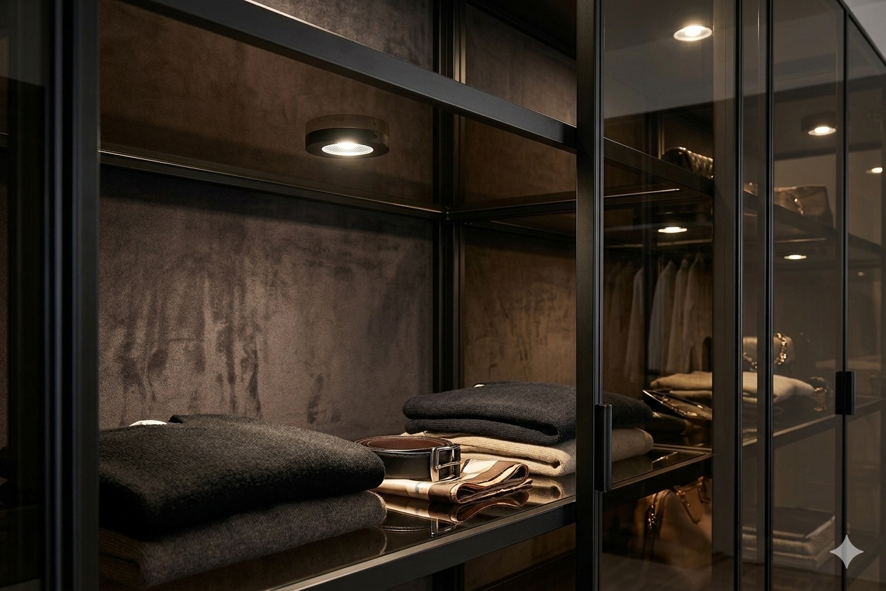 Adjustable CCT Mini LED Shelf Light Custom Closet Lighting