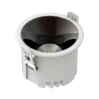 Recessed Downlight 12W  LED Downlight  4000K Neutral White 75mm Cutout Waterproof White/Black Housing