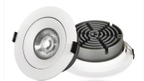 7W DALI Dimmable Full Spectrum LED Recessed Downlight, 2700K-6000K Tunable Color, CRI98 High Ra, Cutout 75mm White Ceiling Spot Light With Driver