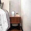 Modern Style Crystal Table Lamp Diamond Shape Base with Switch