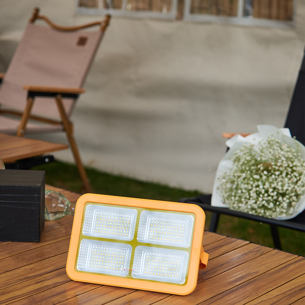 Portable Outdoor Rechargeable Multifunctional Solar Floodlight For Outdoor