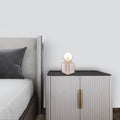 Modern Style Crystal Table Lamp Cube Base