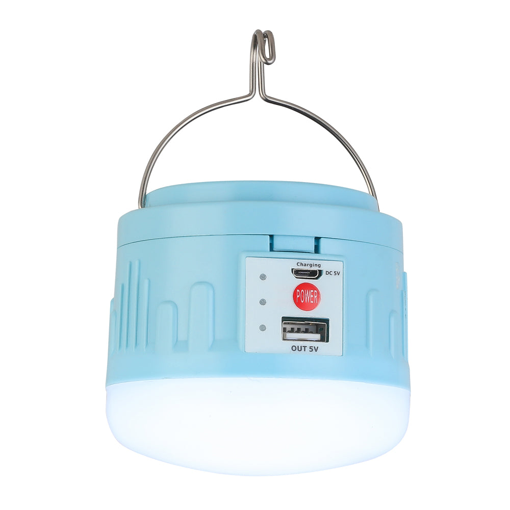Super Bright Outdoor Button Control USB Charging Solar Power Energy Saving Portable Solar Rechargeable Light Bulb