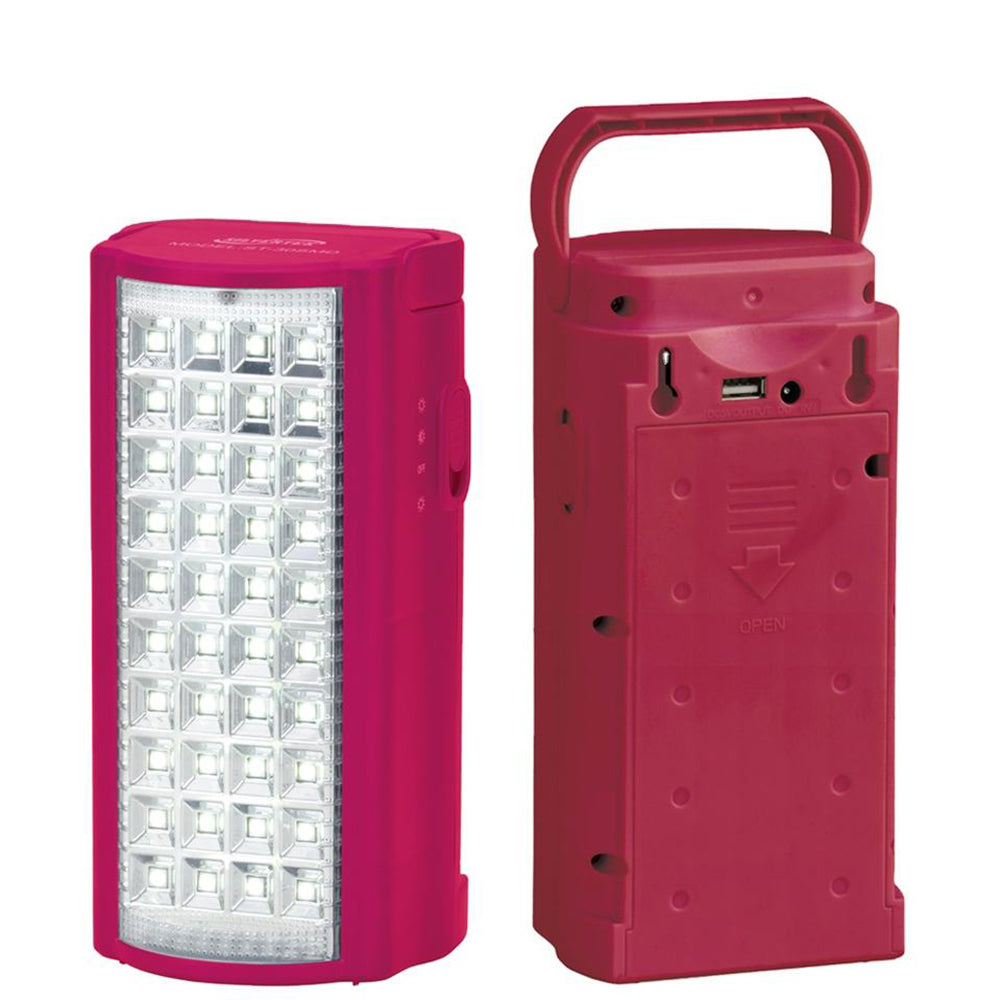 Mobile And Solar Charge 18 SMD LED Rechargeable Emergency Light