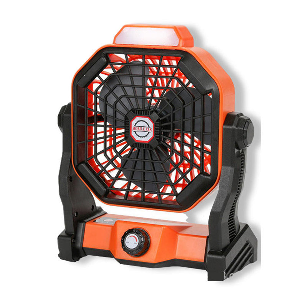 Usb Rechargeable Battery Charge Portable Personalized Light Camping Electric Camp Outdoor Fan With Lamp