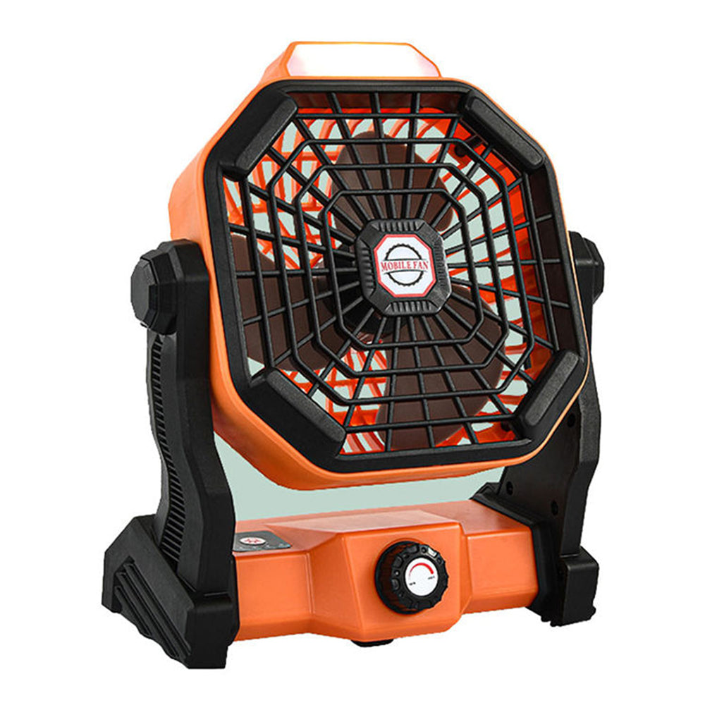 Usb Rechargeable Battery Charge Portable Personalized Light Camping Electric Camp Outdoor Fan With Lamp