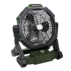 Table Fan For Consumption LED Rechargeable Fan With Light Hanging Hook Type Desktop Fan For Camping Home And Office