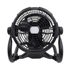 Outdoor Fishing Fan With LED Light Portable Camping Fan With Hook Large Capacity Picnic With Power Bank