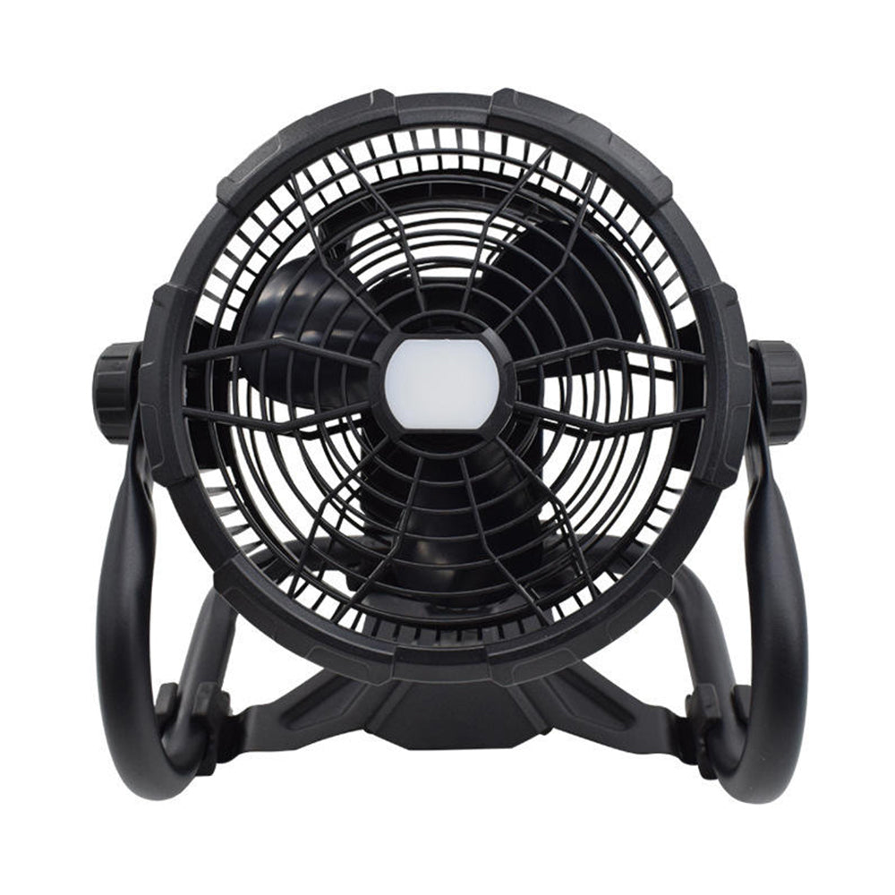 Outdoor Fishing Fan With LED Light Portable Camping Fan With Hook Large Capacity Picnic With Power Bank